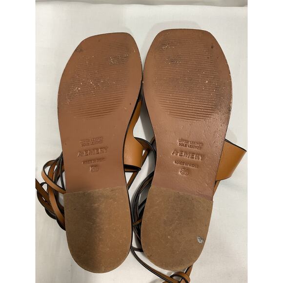 Elegant Tan Women's Sandals - Picture 5 of 5